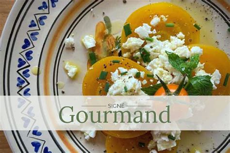 signe gourmand|recettes gourmandes.